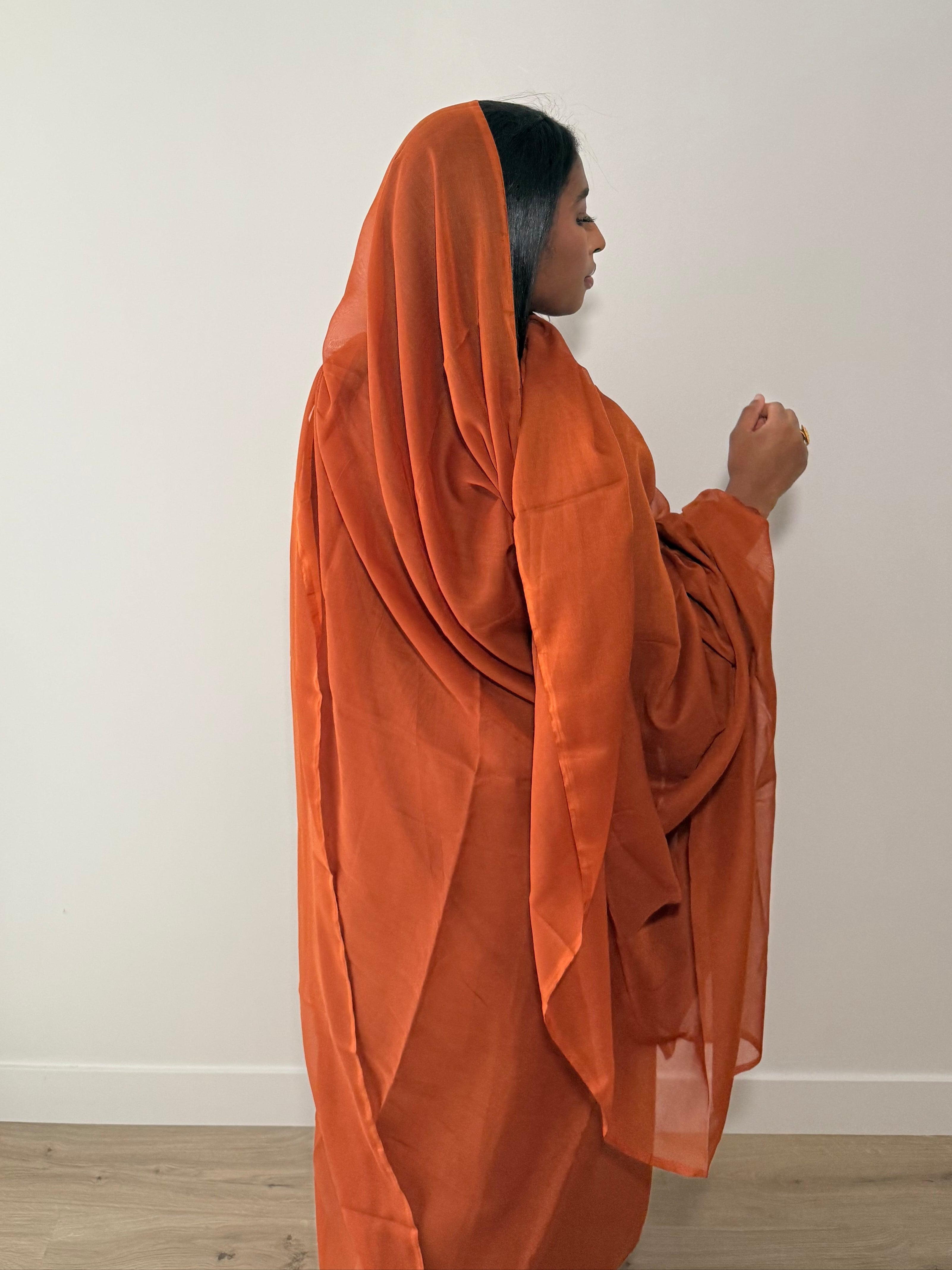 Melhfa Terracotta Premium