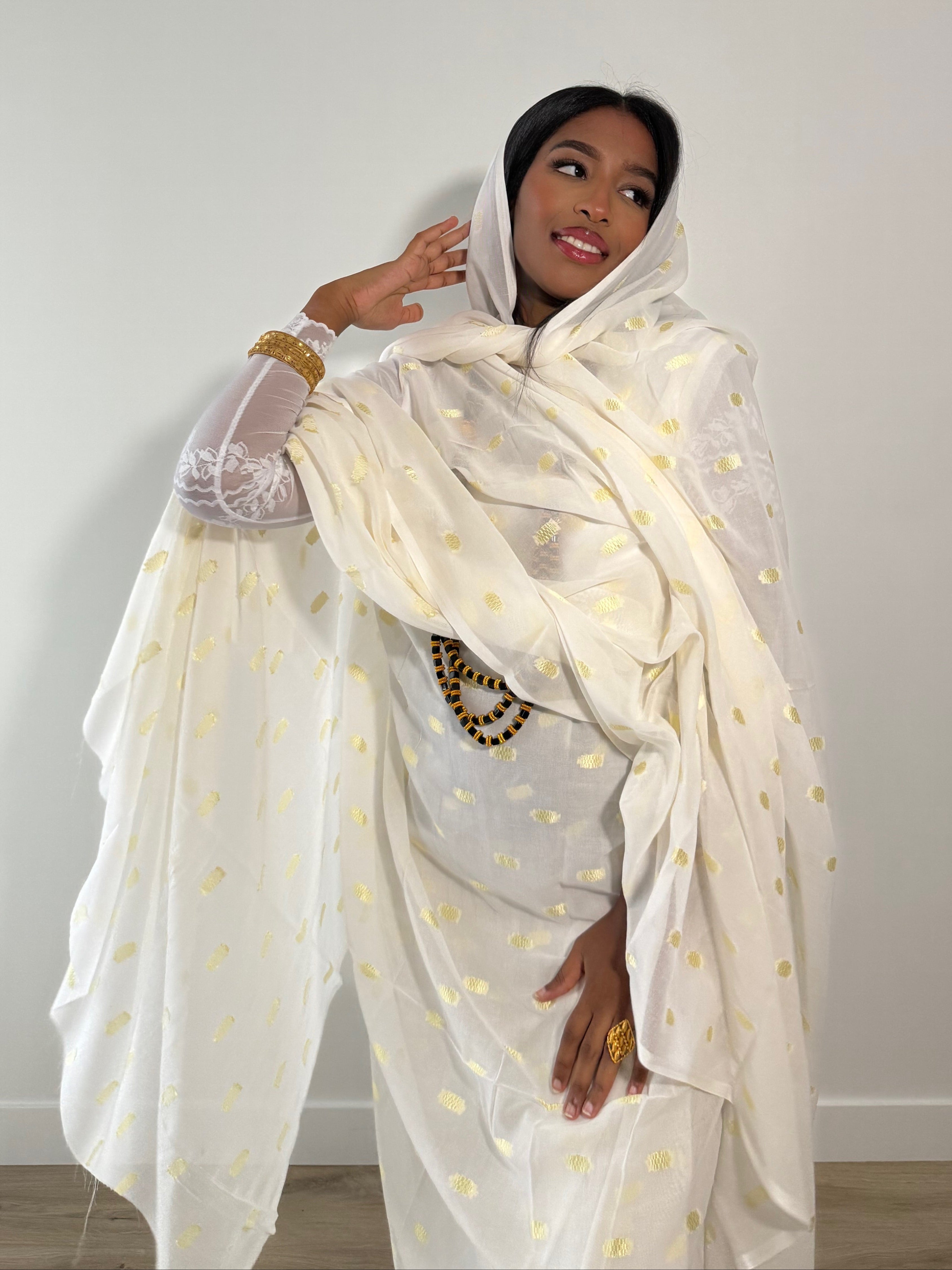 Melhfa Blanche Premium